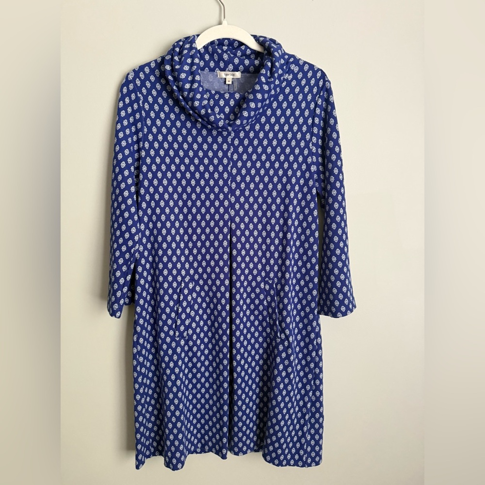 Tyler Boe Blue Knit Dress Size Medium
